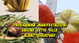 Programma Manifestazioni Unione Setteville , Alano e QueroVas