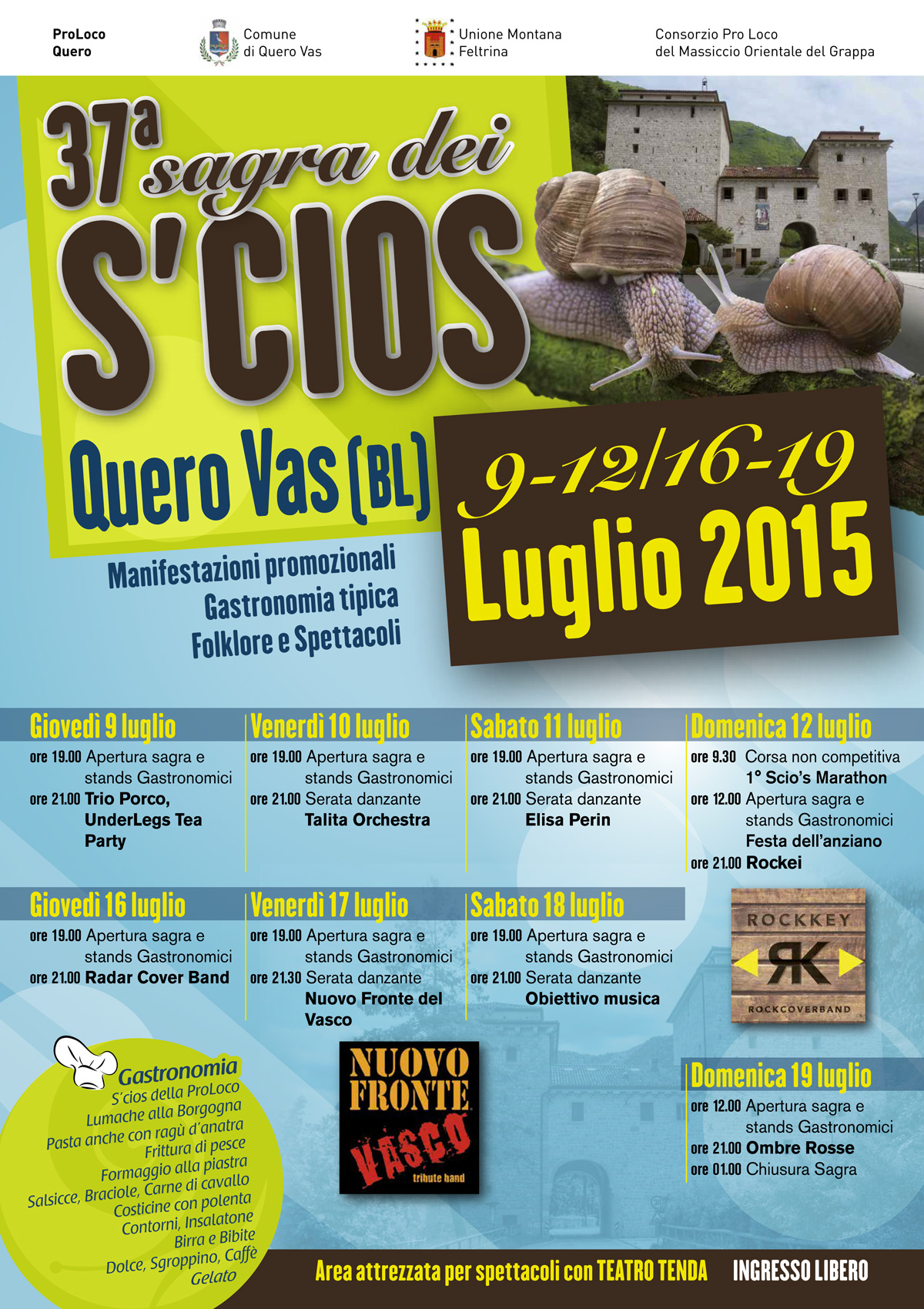 37° Sagra dei S’cios | 9-12 e 16-19  luglio|